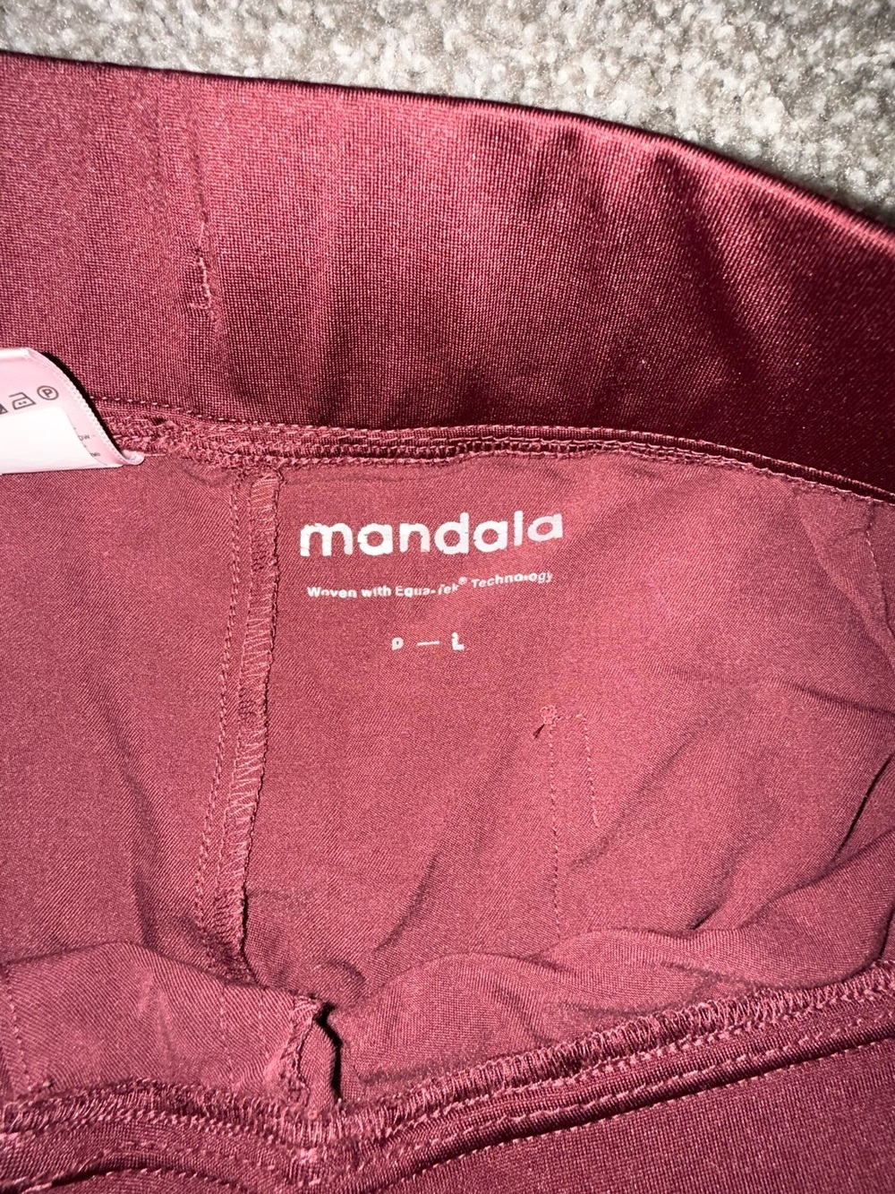 Mandala scrub set. Large Top. Large Petite Bottoms - Picture 4 of 5